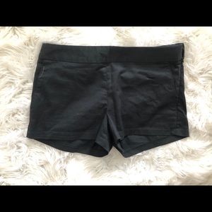 Express Flat Front Black Shorts. Size 0.